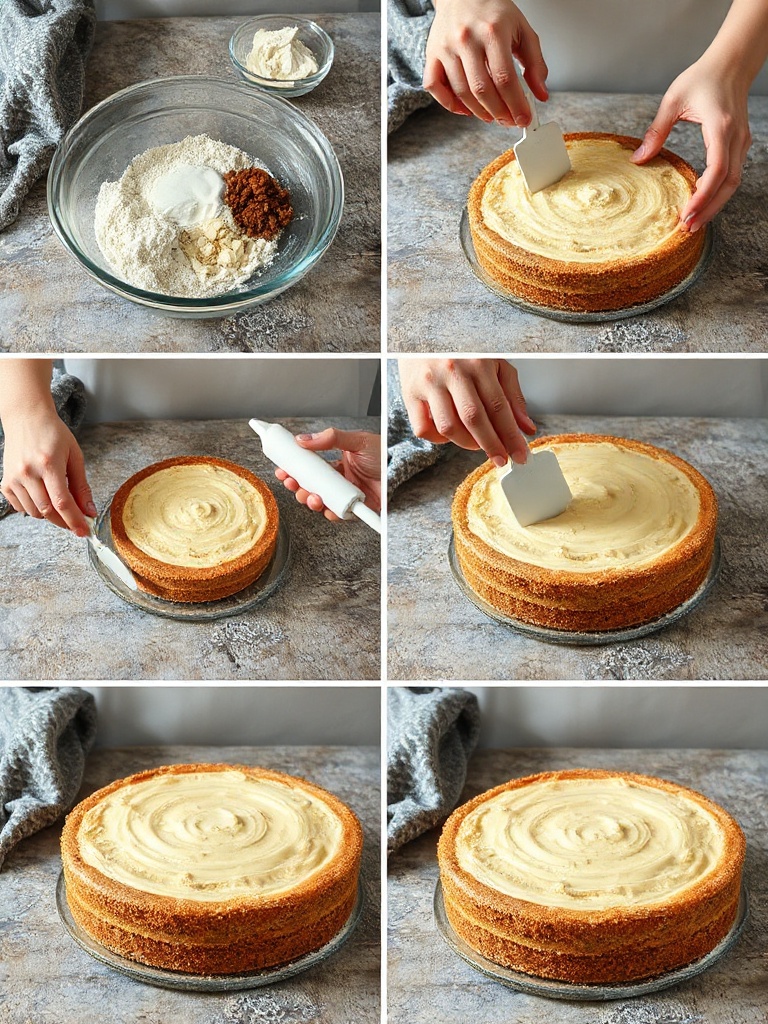 gateau marbré preparation