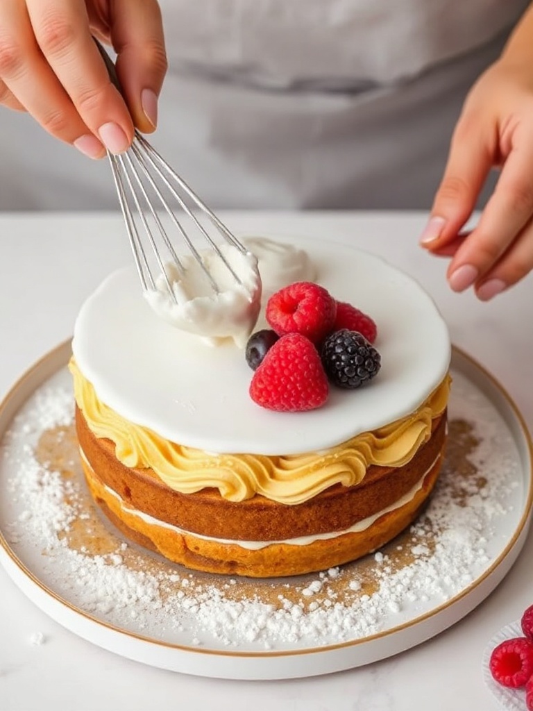gateau marbré preparation