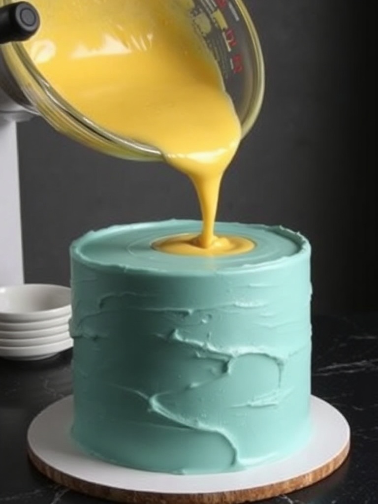 gateau marbré preparation