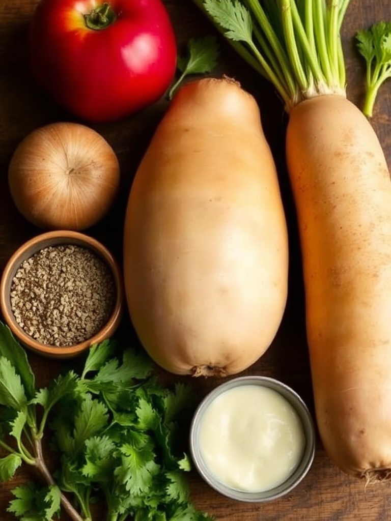 patate douce au four ingredients