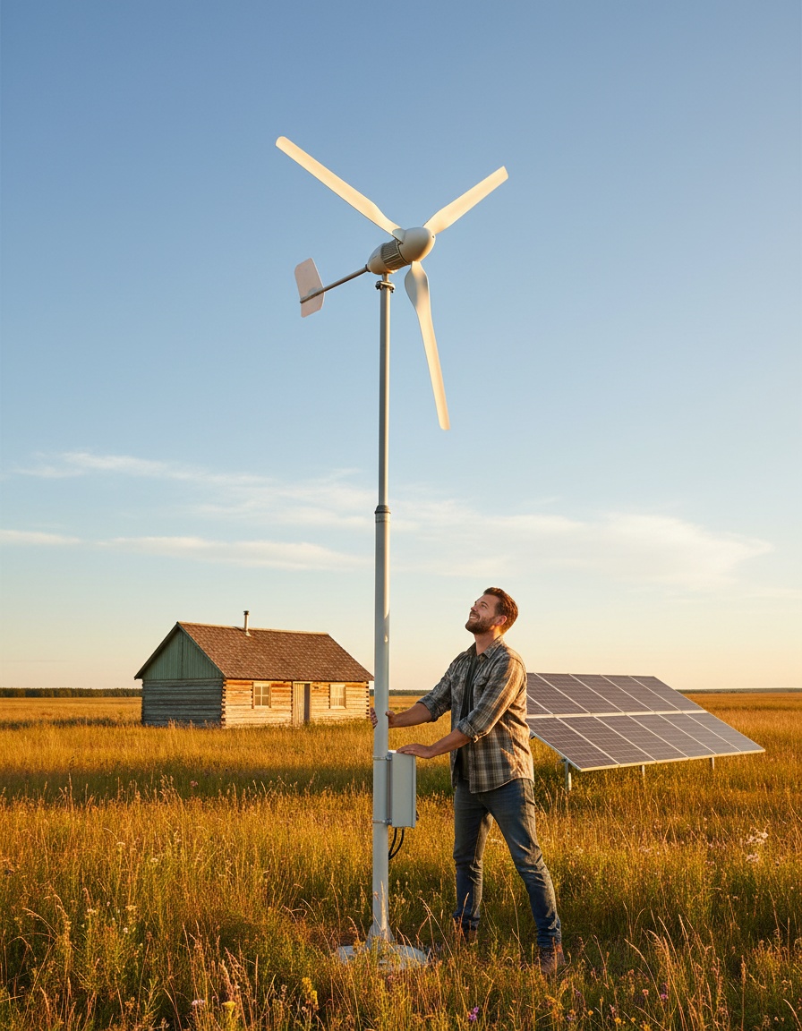 Nuevo Aerogenerador Eólico Horizontal de 1000W: Innovación en Energía Renovable