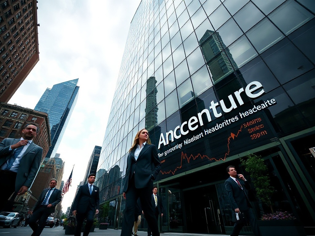Accenture cayó 18% en un día y el número que lo explica no es el de ganancias