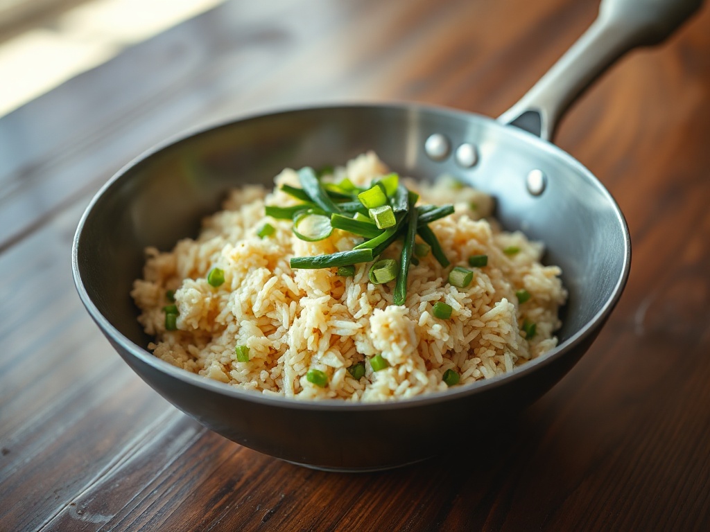 Riz sauté aux œufs minute