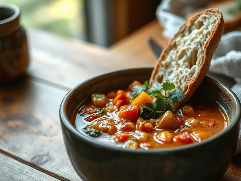 Cuisiner avec ce qu'il reste : soupe minute vide-placard
