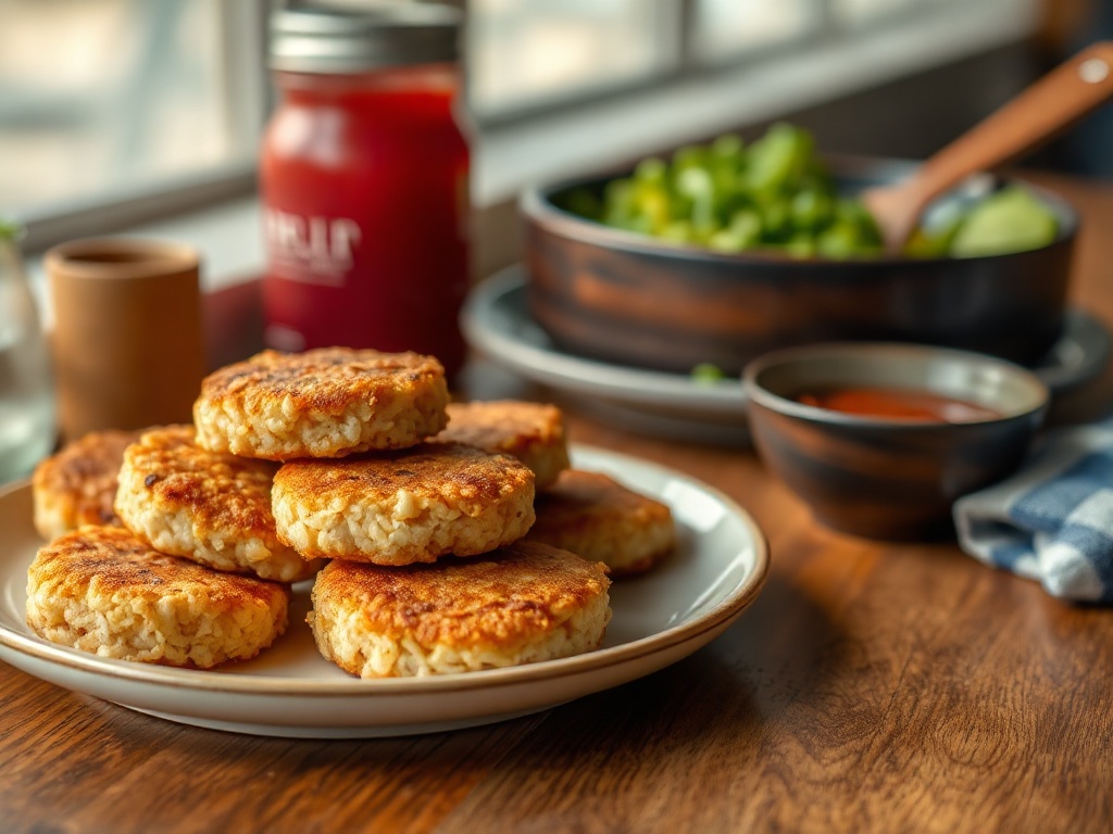 Galettes de riz croustillantes aux restes