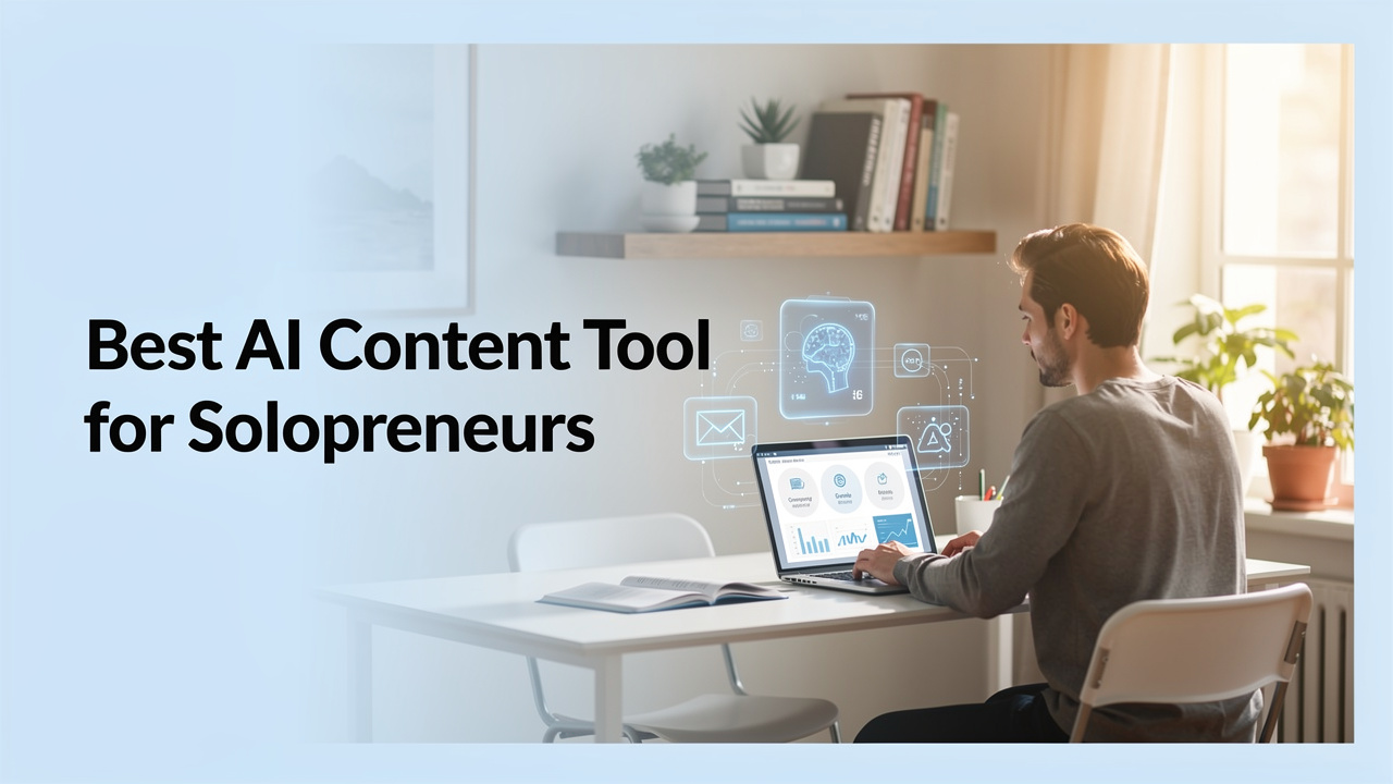 Best AI Content Tool for Solopreneurs and One Person Businesses