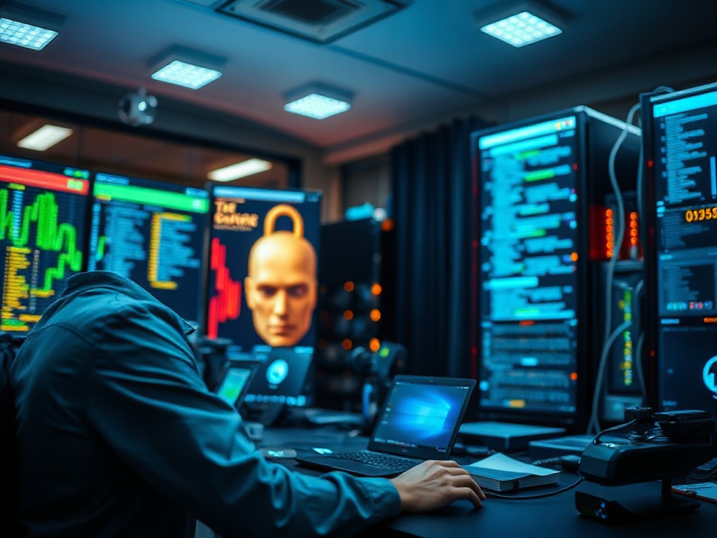 Illustration of personal data being targeted by cybercriminals in cybersecurity awareness blog