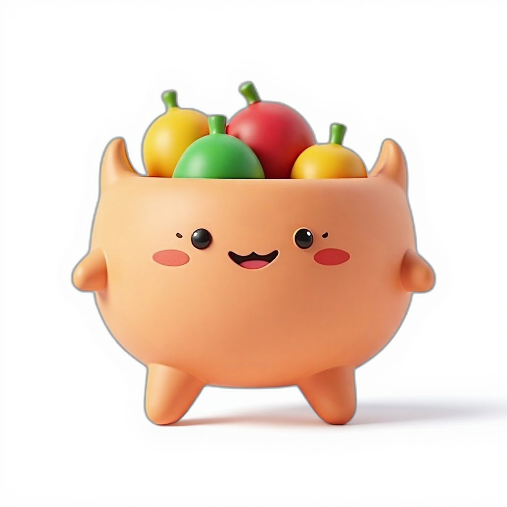 Fruitfoot — Meet Fruitfoot, the huggably squishy fruit pal with big bright eyes and a smooth, smile-ready face kids adore!