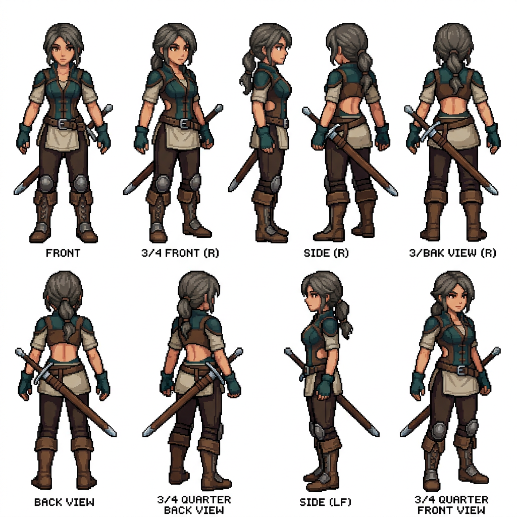 Anya Vale, Character Sprite (2)