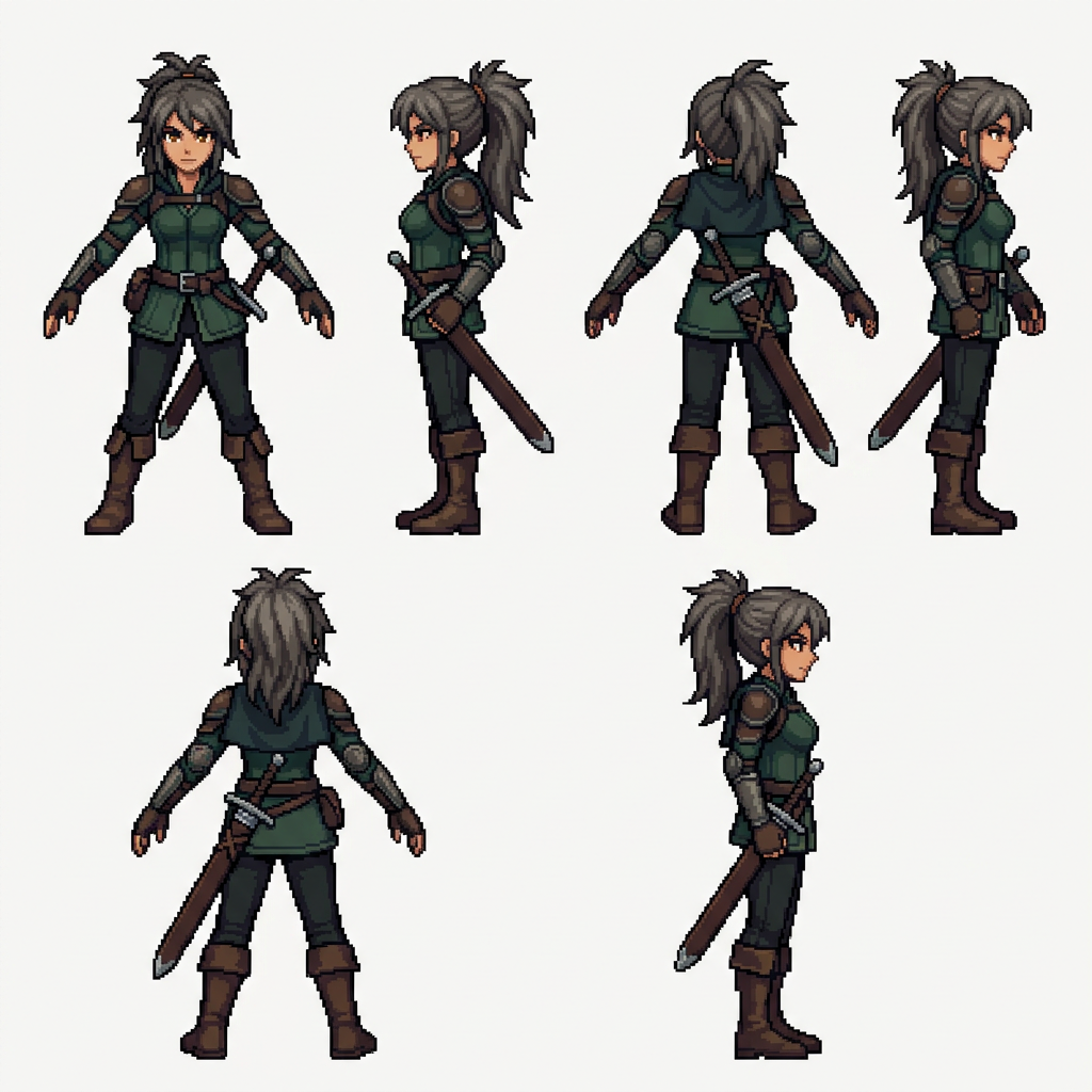 Anya Vale, Character Sprite (4)
