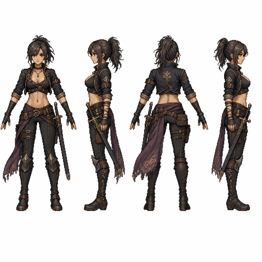 Anya Vale, Character Sprite (2)