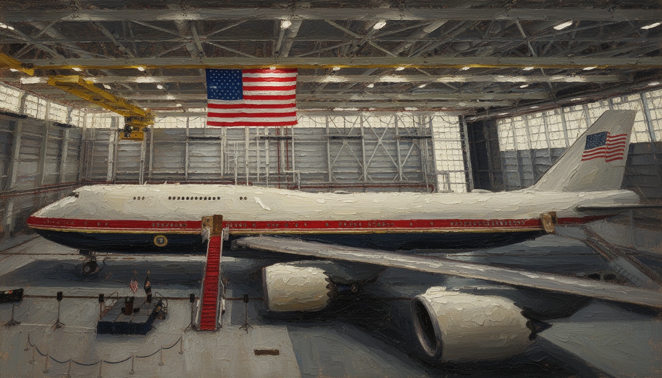 New Air Force VC-25B Joins Presidential Airlift Group