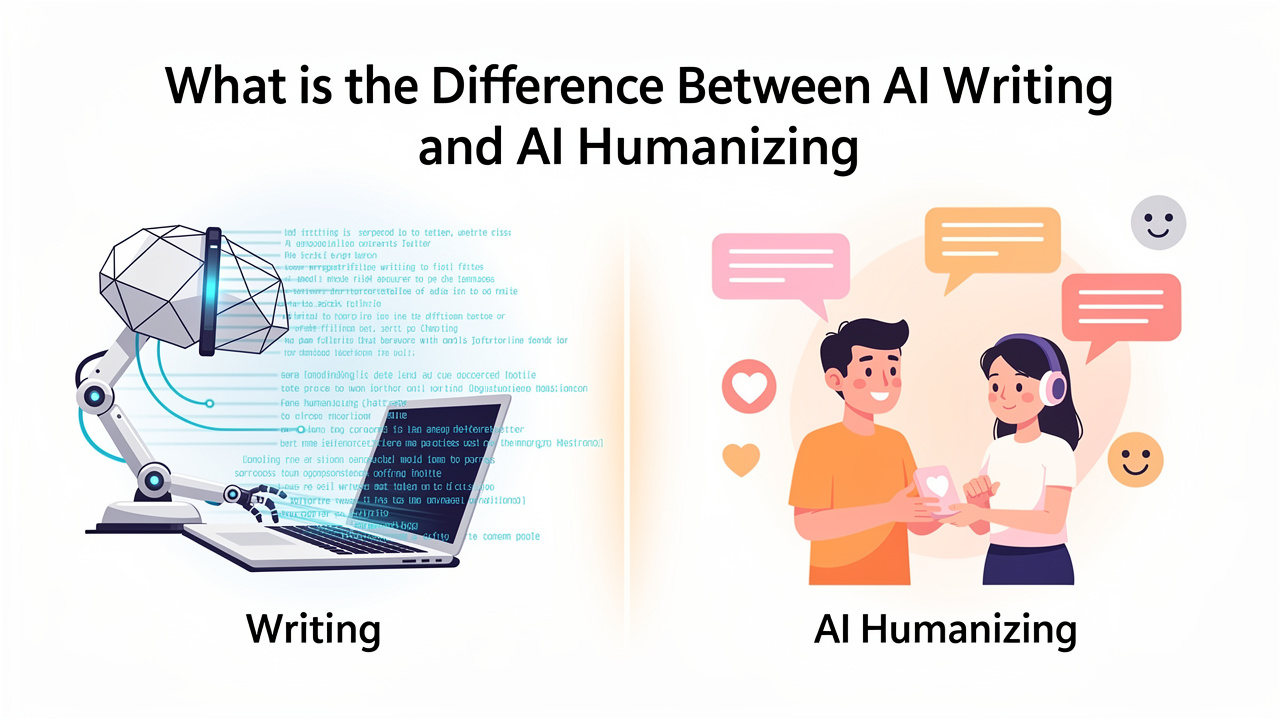 What Is the Difference Between AI Writing and AI Humanizing?