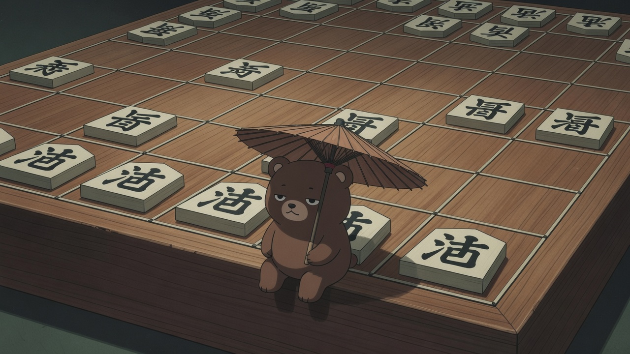 Bear on Shogi Board Edge (1 / 4)