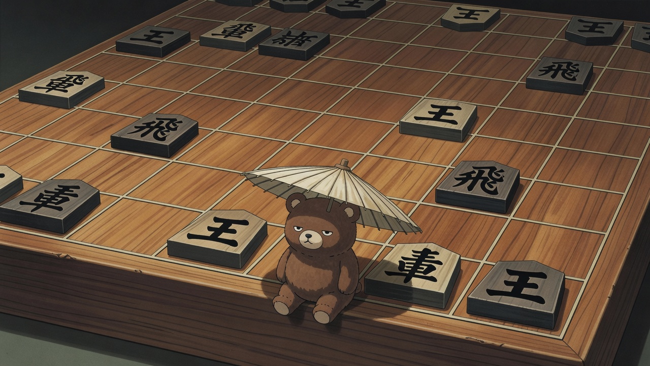 Bear on Shogi Board Edge (2 / 4)