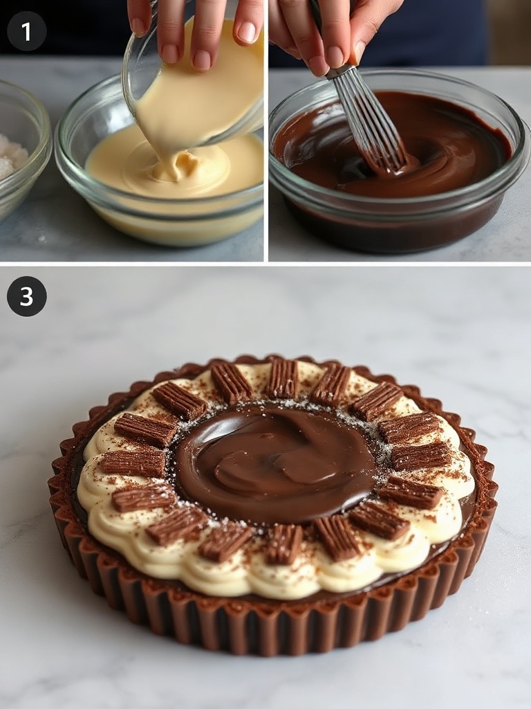 tarte chocolat preparation