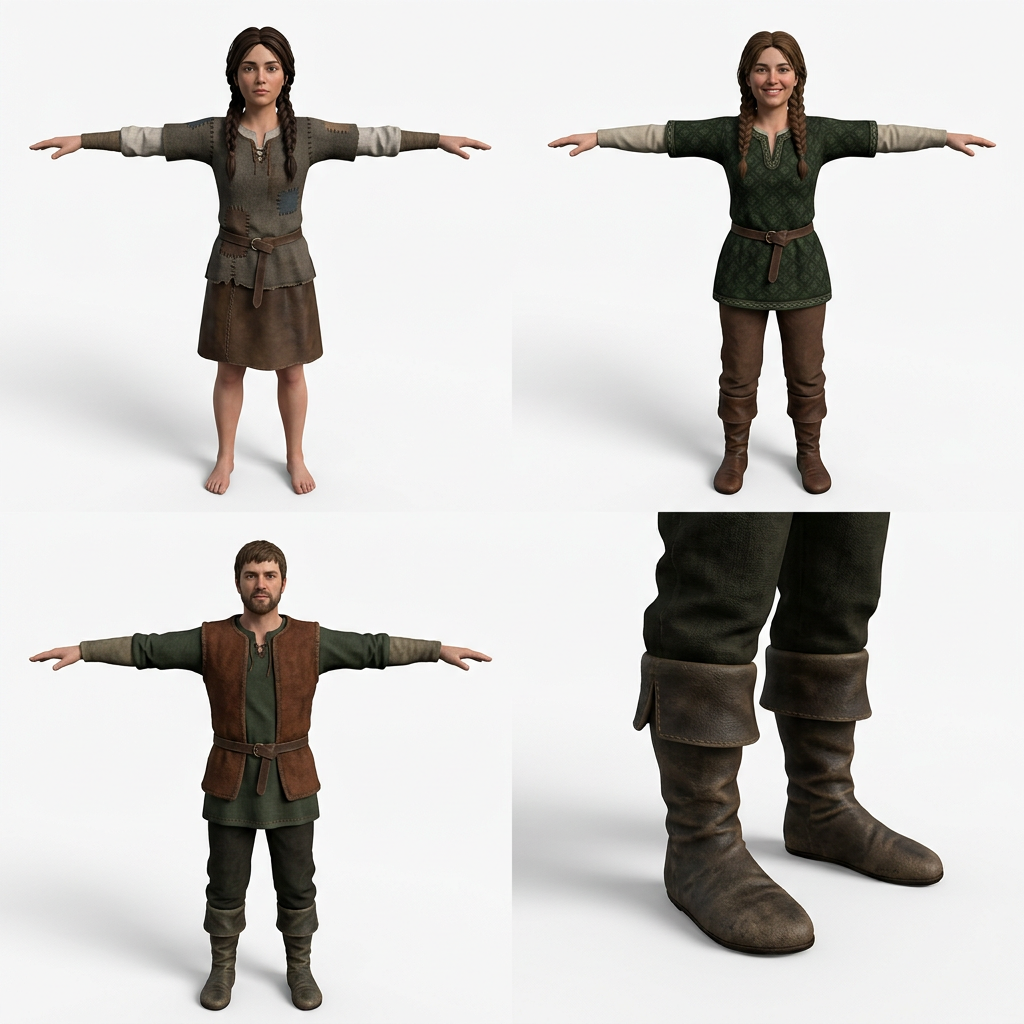 create these four images at 3d (2)