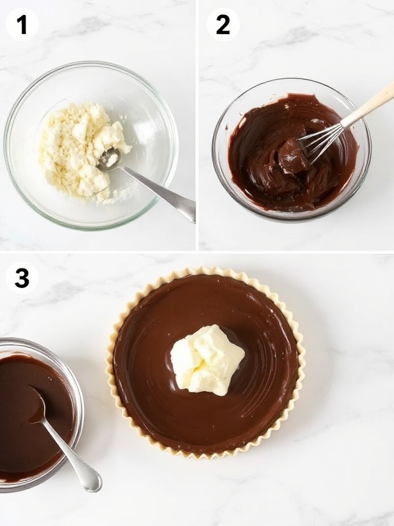 tarte chocolat preparation