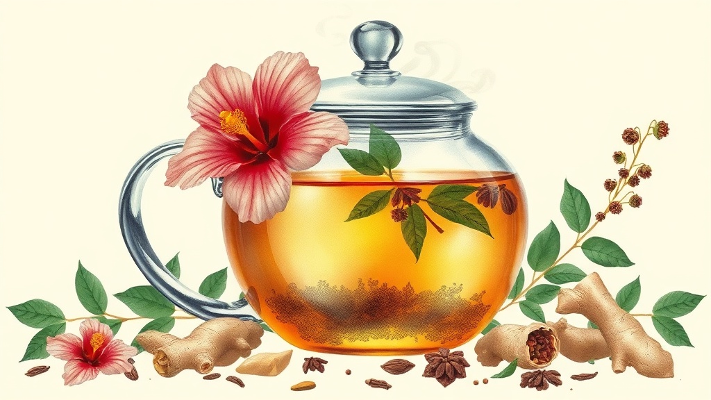 Chá de Hibisco e Gengibre: Receita Passo a Passo