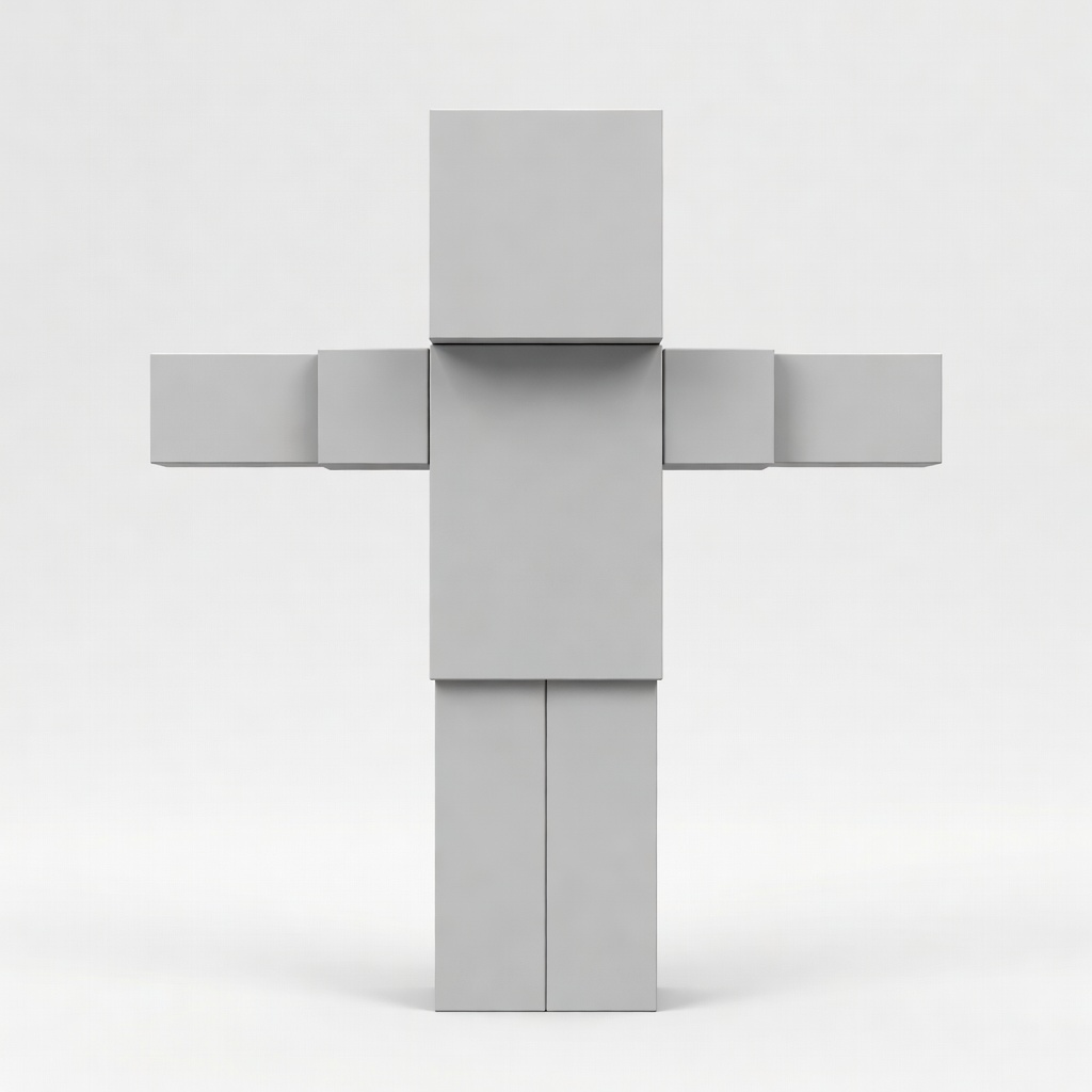 a generic minecraft humanoid character (4)