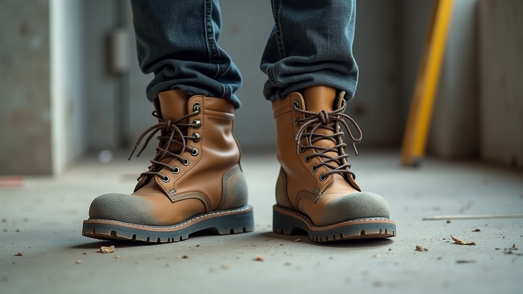 Calcetines de trabajo para comodidad todo el día en botas de seguridad