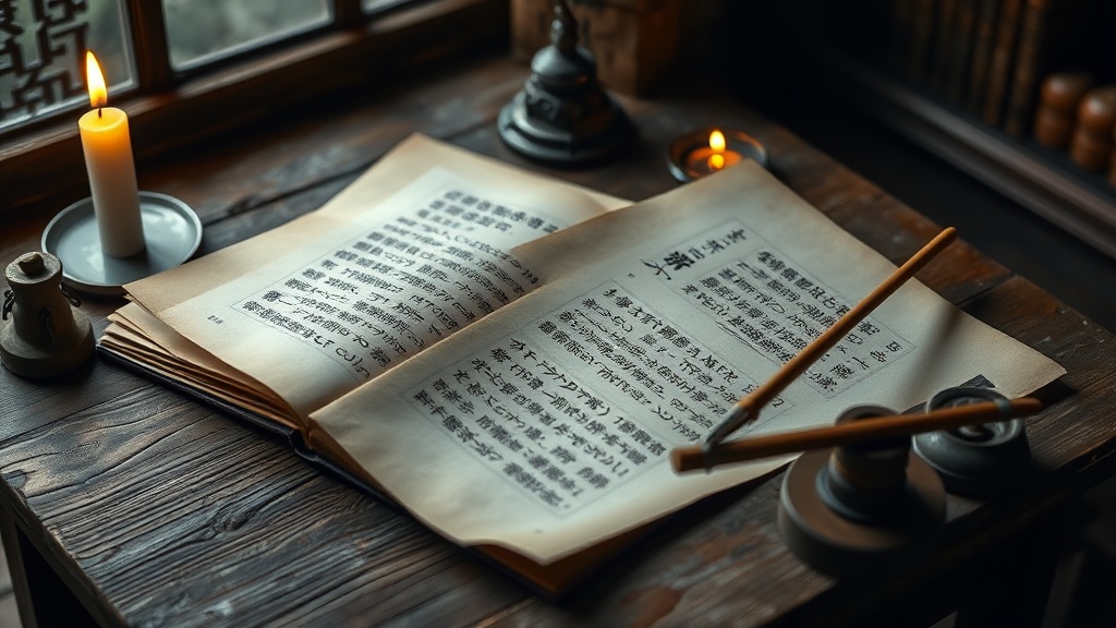 Manuscrit bouddhiste en caractères chinois évoquant les traductions de sutras effectuées par Xuanzang au Temple Dacien