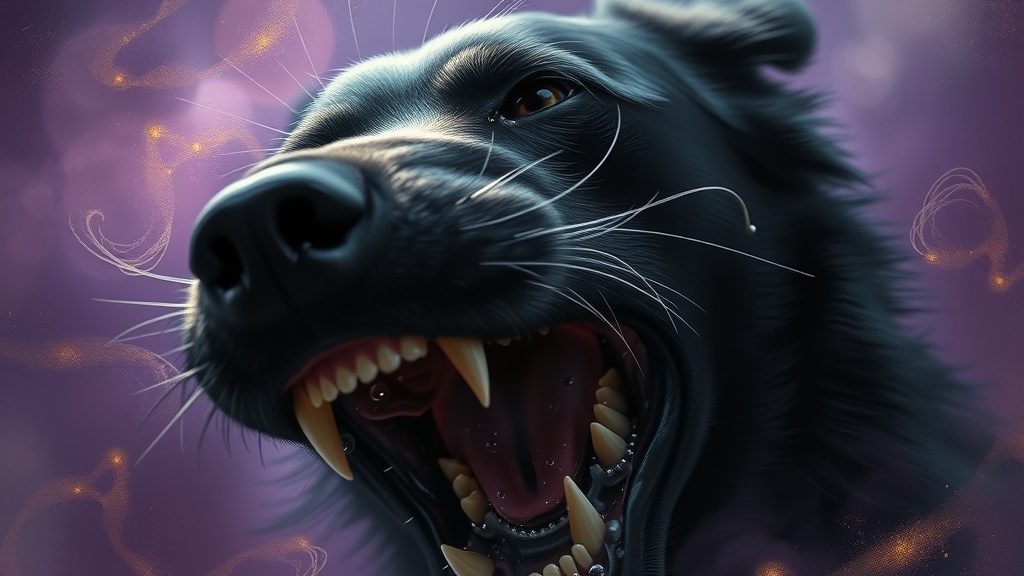 Sonhar com Cachorro Preto Atacando: Aviso Espiritual