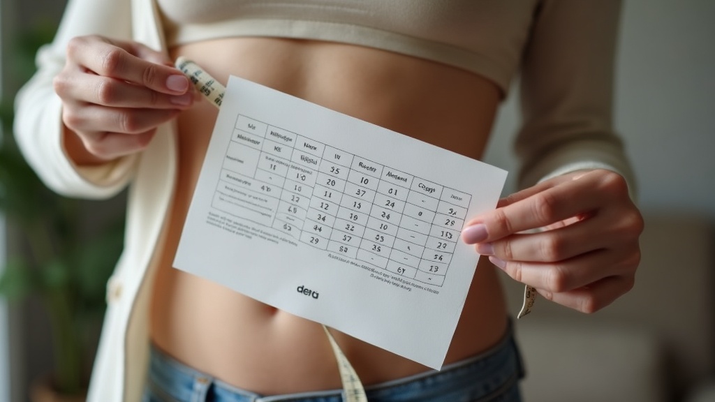 Persona tomando medidas con cinta métrica antes de comprar ropa online