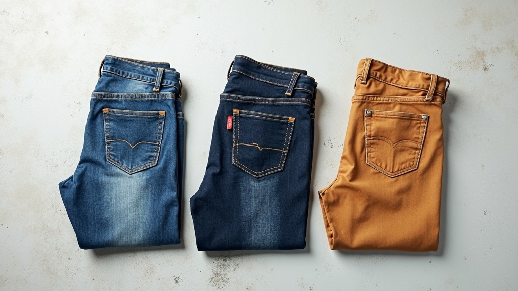 Comparativa de modelos de jeans duraderos: clásico, recto y carpenter