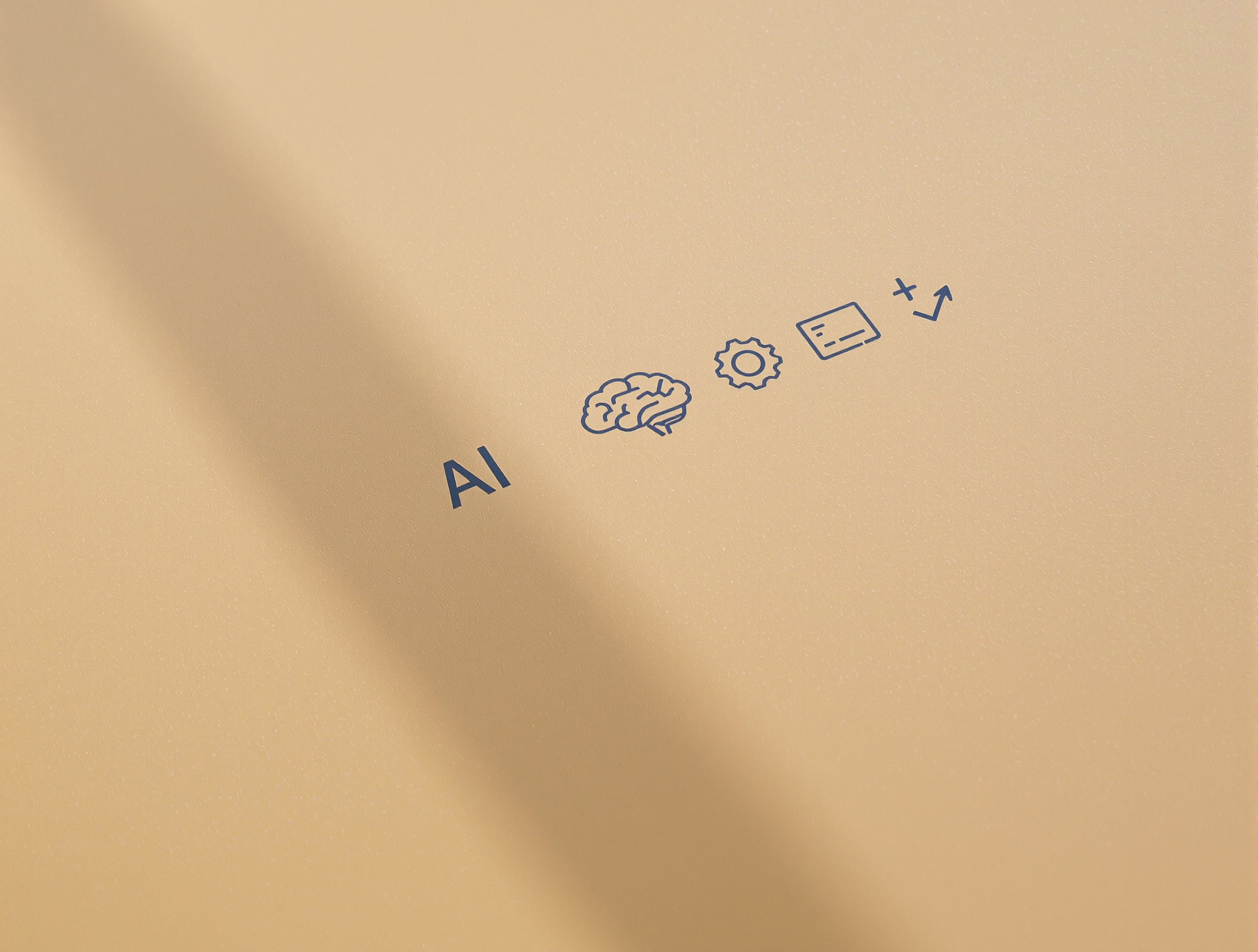 Icons representing AI capabilities for productivity