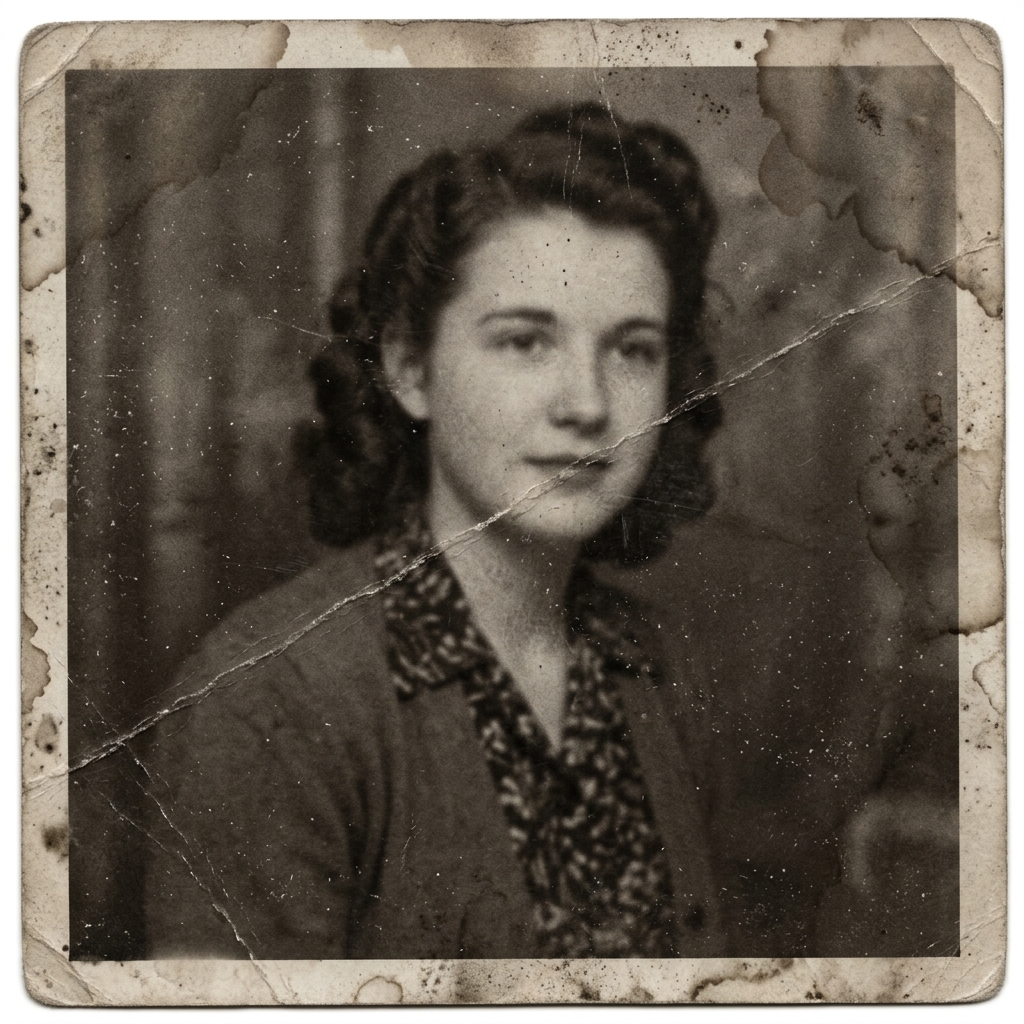 Faded portrait