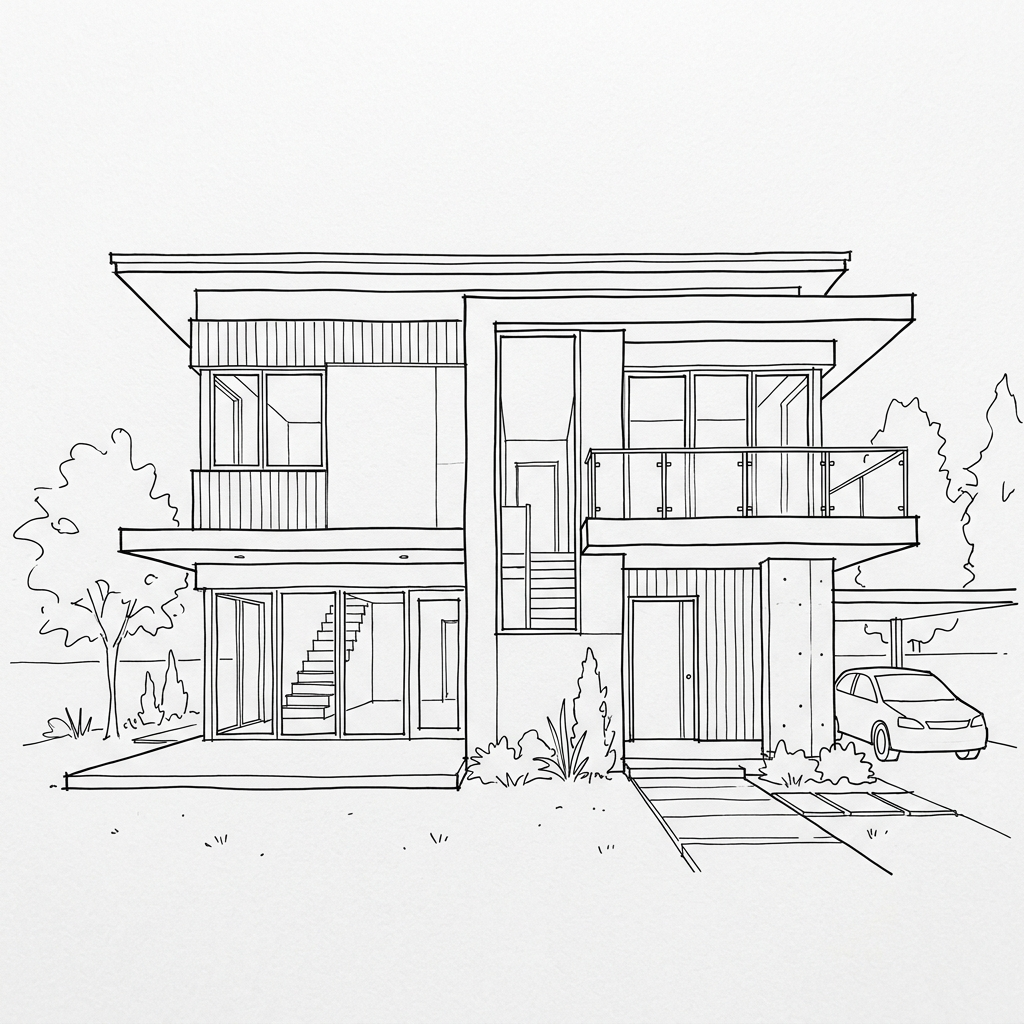 House sketch