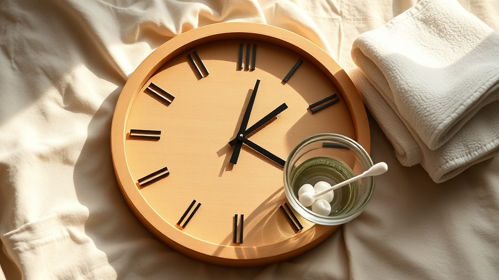 Wooden wall clock disassembled for cleaning with gentle soap solution and cotton swabs