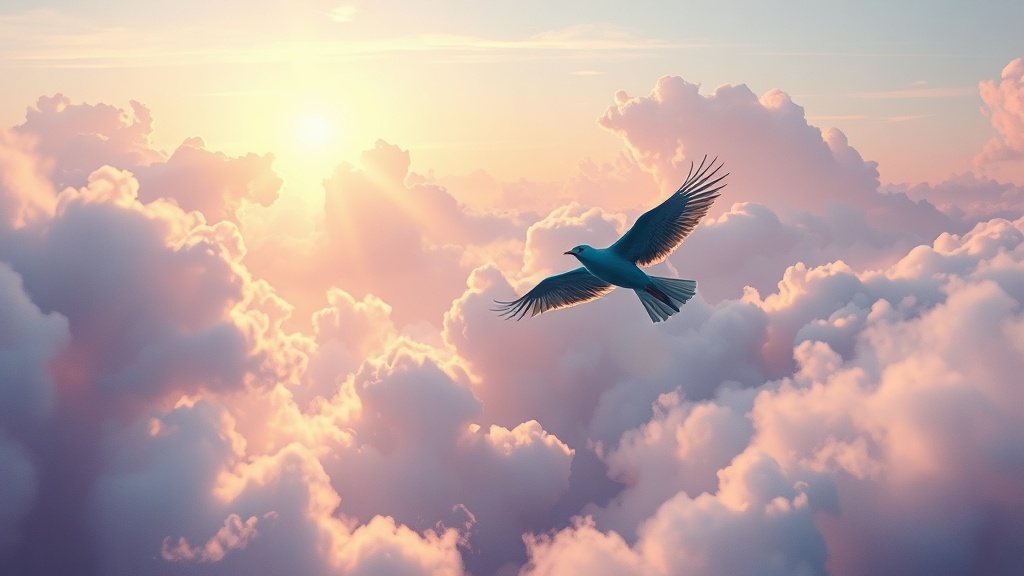 Sonhar com Pássaro Azul: Paz, Esperança e Renovação