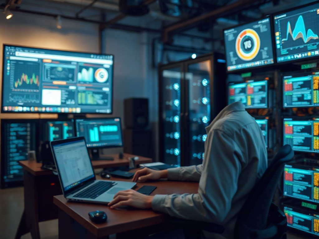 Illustration of power outage and hardware failure risks in self-hosted server setups