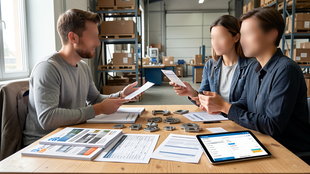 Préparation de commande B2B avec catalogue et grille tarifaire