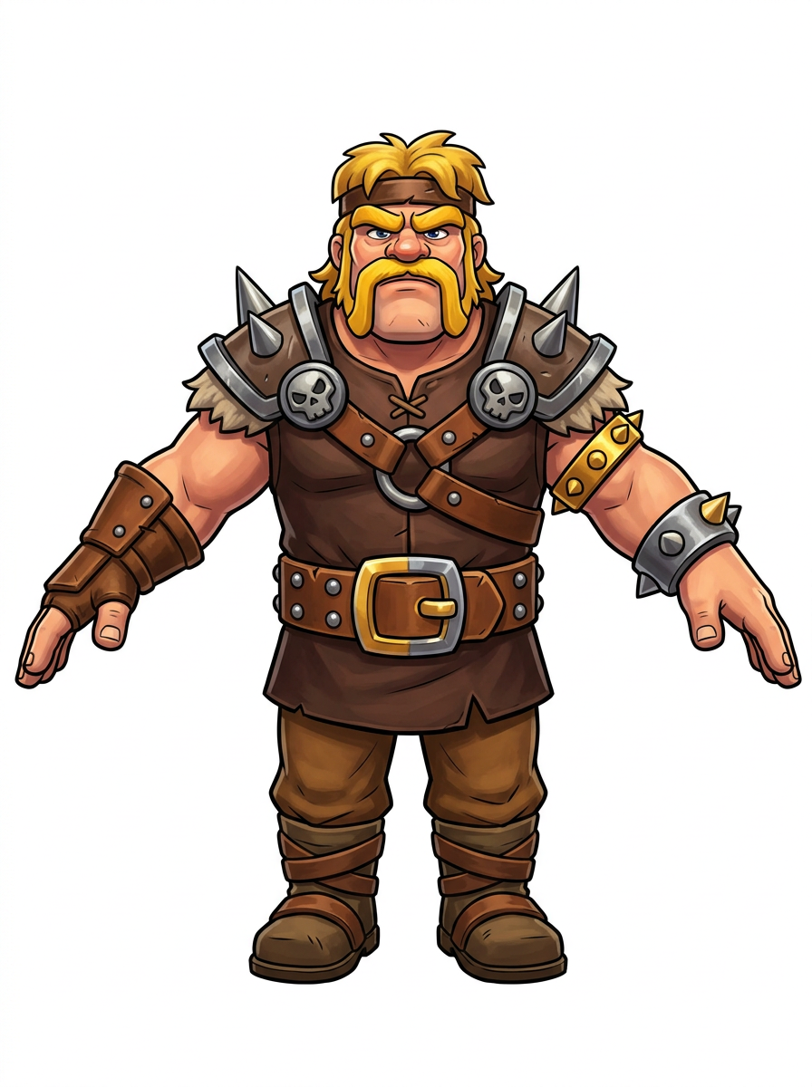 Barbarian From Character Sprite