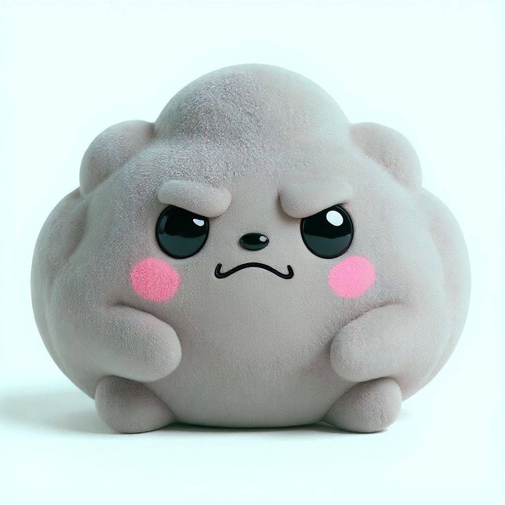 Grumblepuff — Grumblepuff is a rounded blue squishy that gives warm, kid-safe hugs—perfectly cuddly and ready for endless gentle squeezes.