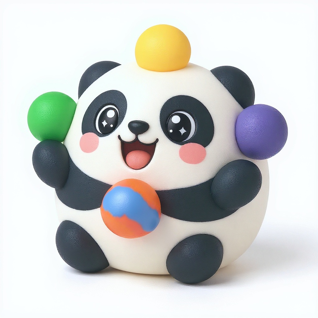 Pandapop — Pandapop is a soft, rounded orange squishy ball that's warm, huggable, and perfectly safe for little hands.