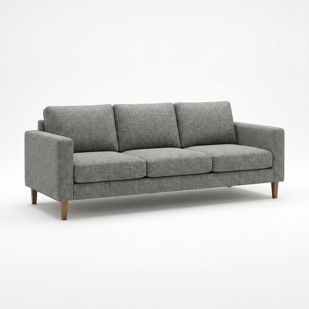 3-seater fabric sofa