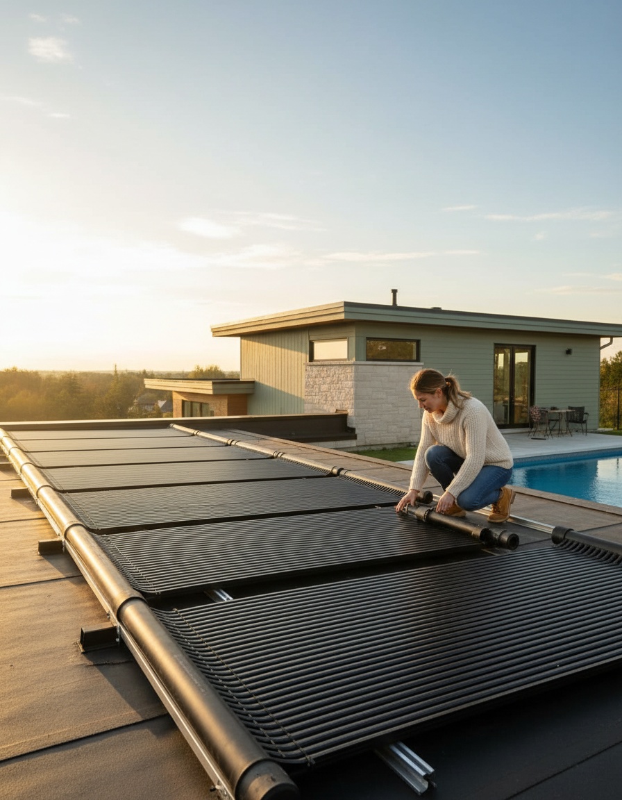 Innovador sistema de climatización solar para piscinas: eficiencia y sostenibilidad