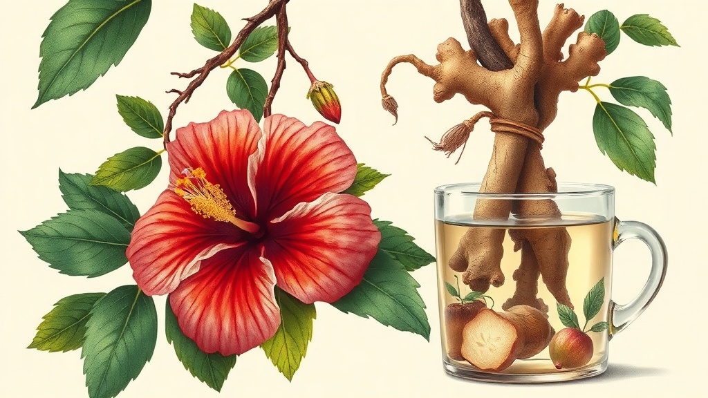 Infusão de Hibisco com Gengibre: Receita Anti-inflamatória