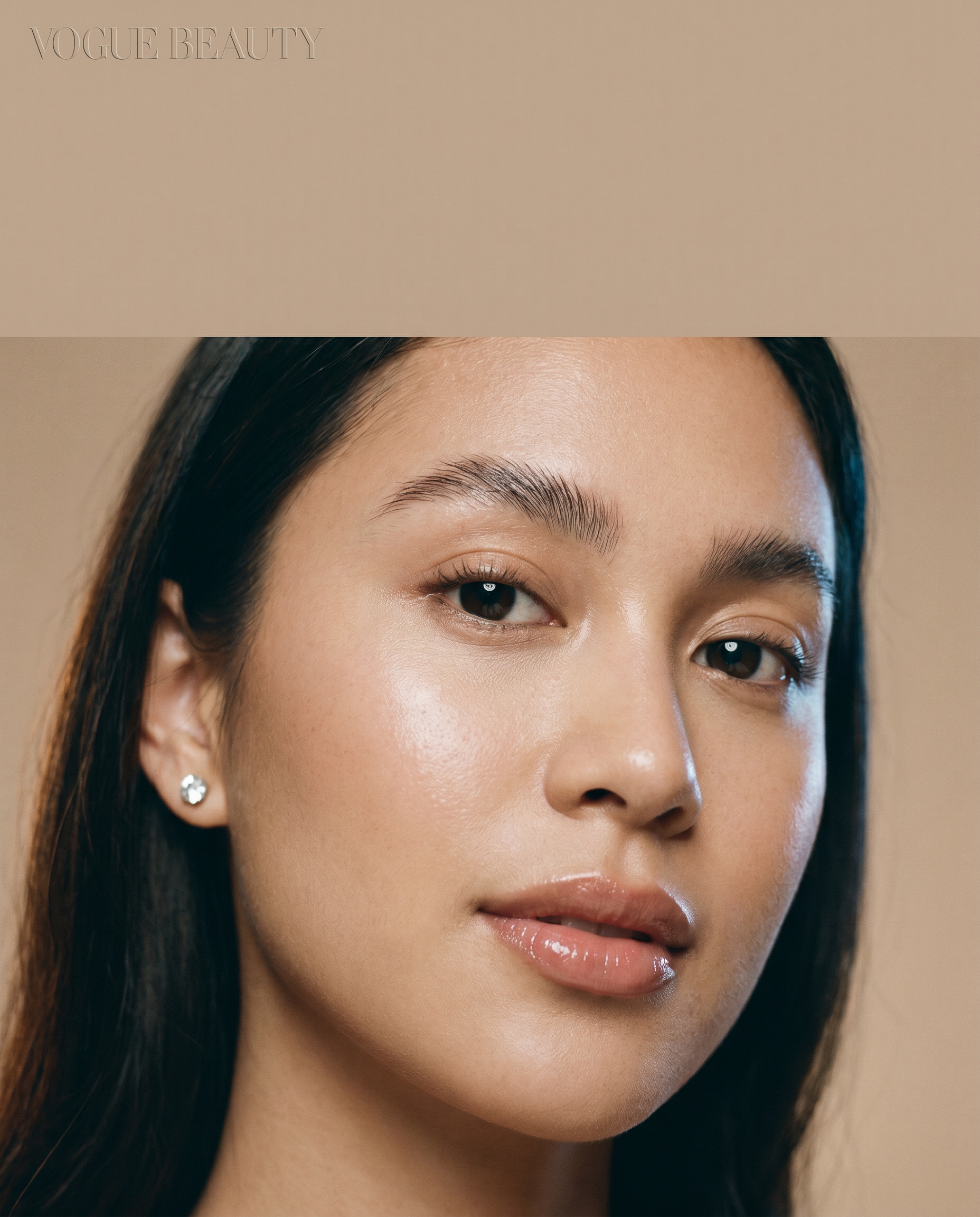 Editorial Beauty Portrait · Glass Skin Cover