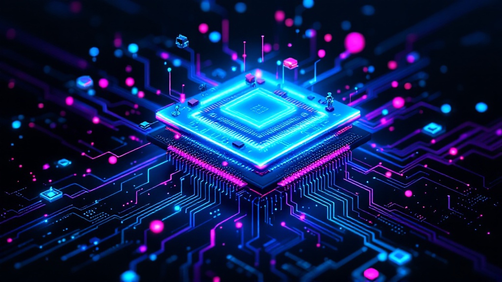 AI coding assistant interface with embedded system code on a developer's screen for AI-assisted embedded development