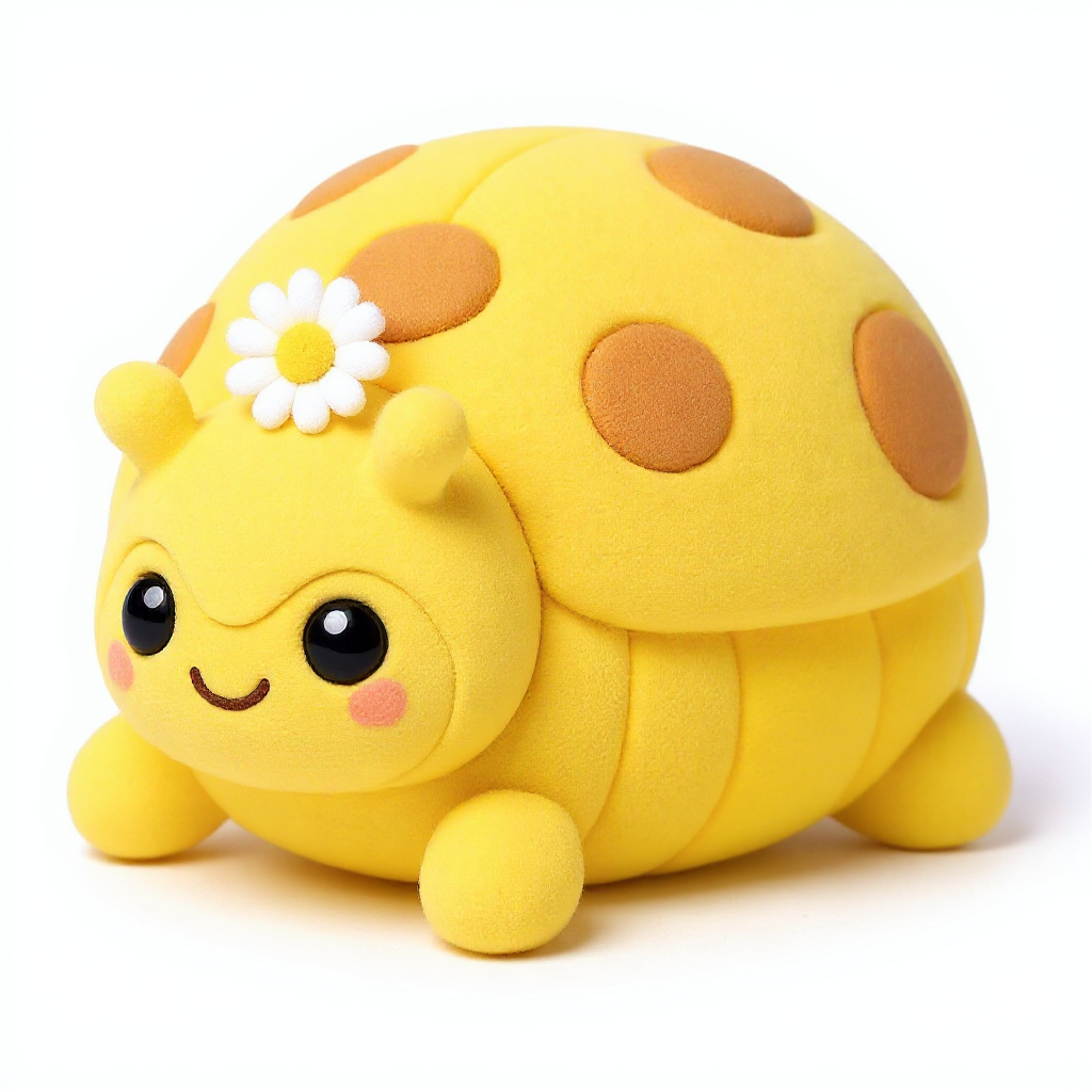 Daisydot — Daisydot is a cuddly, rounded ladybug bursting with cheerful spots and colors, ready for squishy hugs!