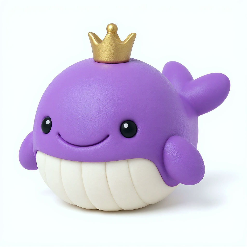 Wendell Whale — Meet Wendell Whale, a plump blue whale with the squishiest hugs and the happiest smile around!