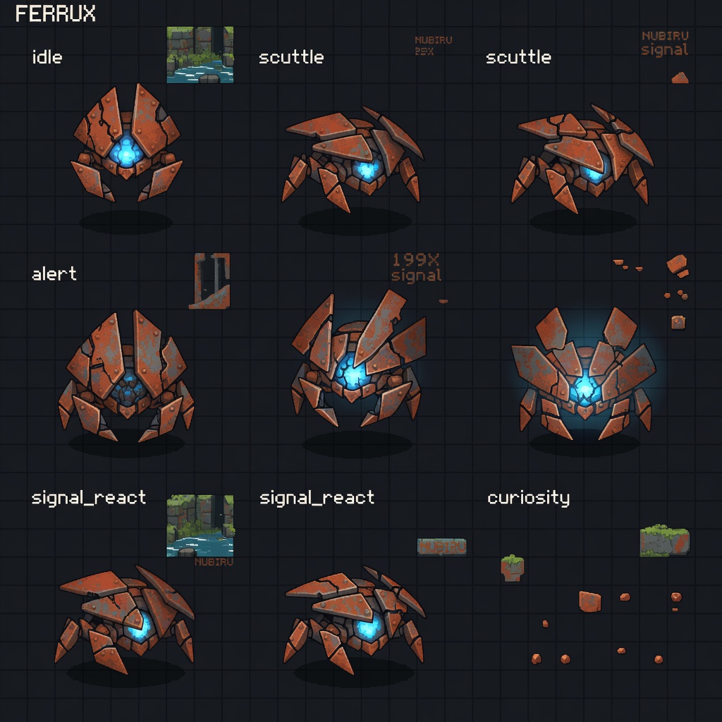 Ferrux Sprite Sheet v01
