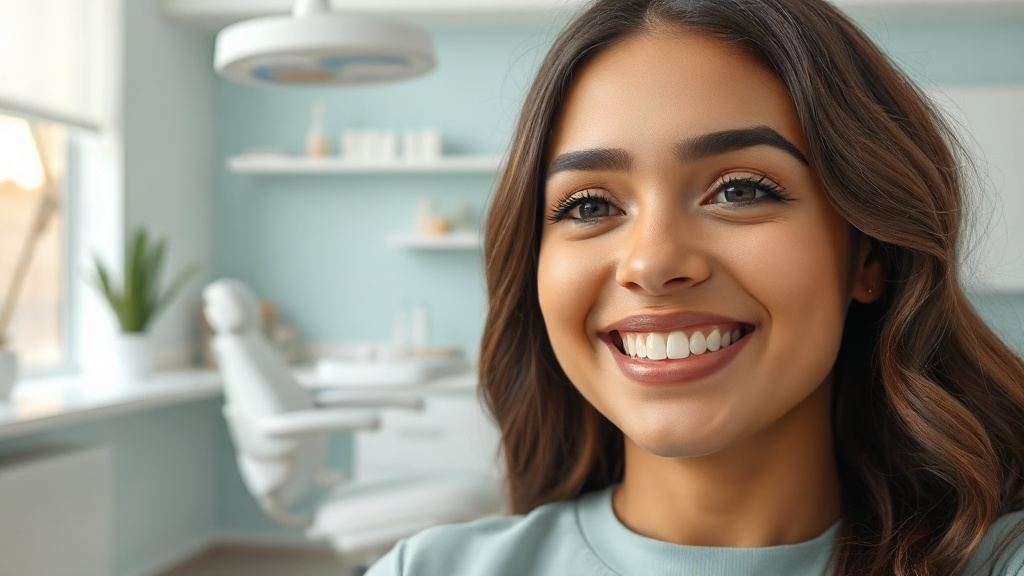 Comparación visual de dientes alineados progresivamente con alineadores transparentes
