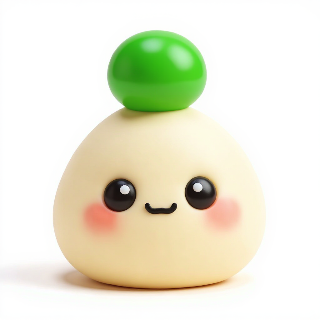 Mochiboo — Mochiboo is a soft, round cream creature with sweet little eyes, perfect for cuddly squishy fun.