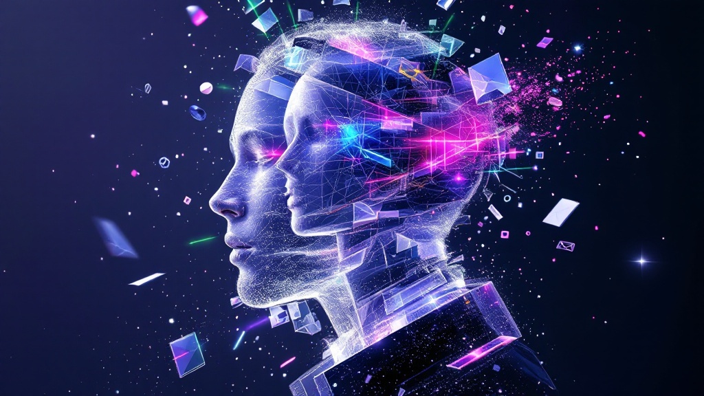 Futuristic AI interface showcasing personalized branding tools for AI-driven personal branding strategies